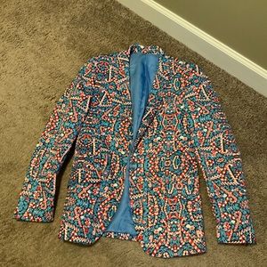 NWOT Candy Cane Blazer